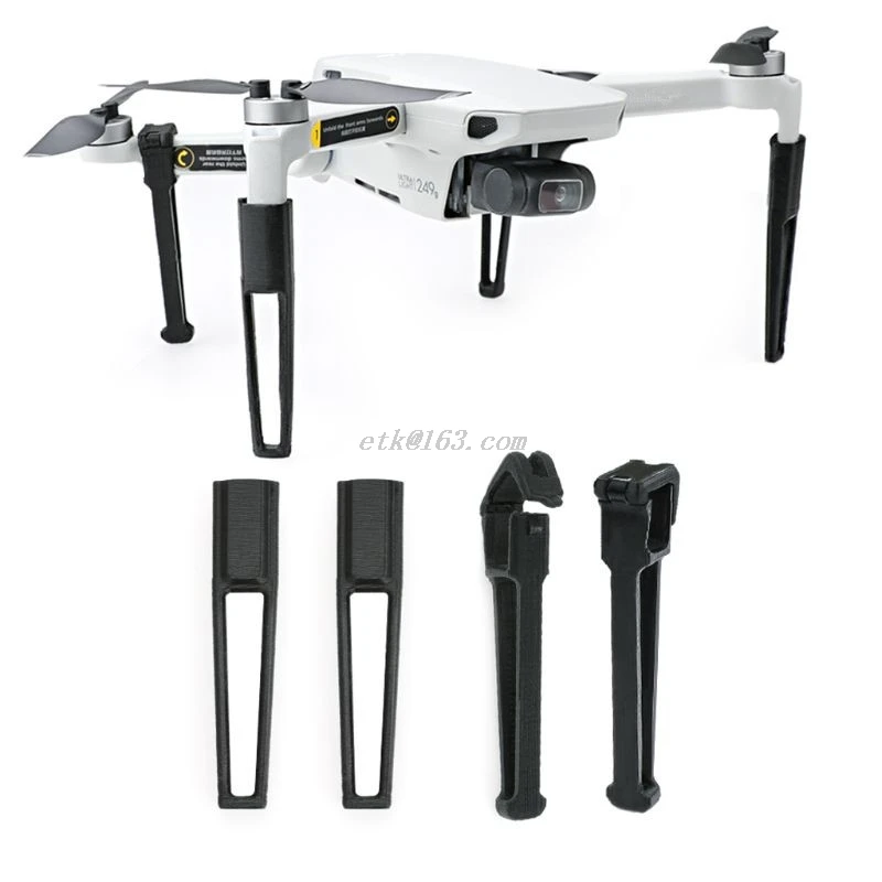 

Para DJI MAVIC MINI Extended tren de aterrizaje levantado trípode soporte Protector extensiones Drone Accesorios