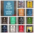 Сохраняйте спокойствие и пейте пиво, чтобы поддерживать спокойствие и дымить марихуану, пейте водку, кофе, виски для бара, персонализированное украшение