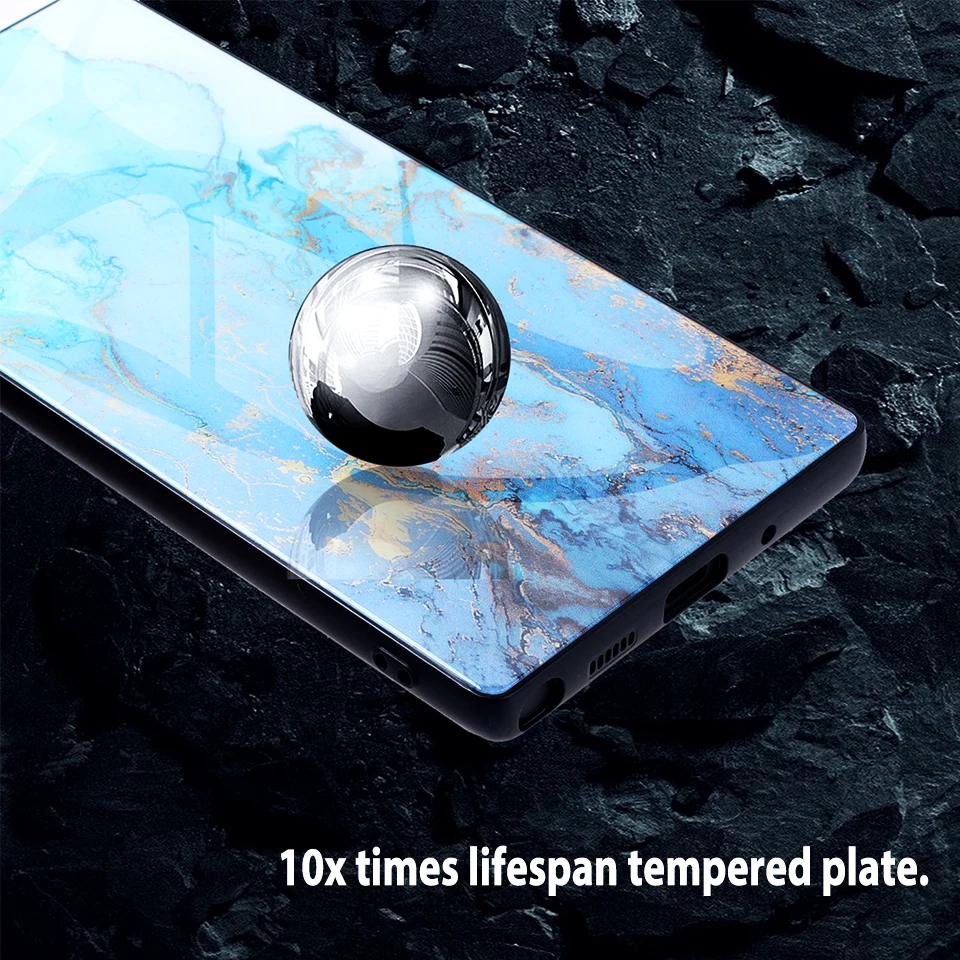 Luxury Protective Case For Samsung Note 10 Plus Silicon Marble Galaxy Note10 Pro Phone Funda |
