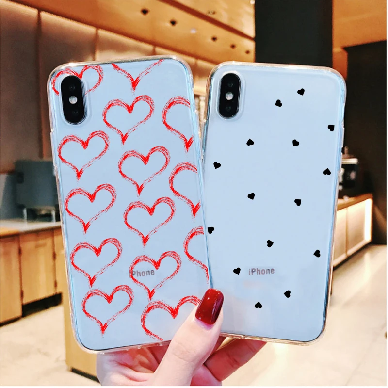 Babaite чехол для телефона iPhone 11 Pro XS Max XR X 6 6S 7 8 Plus 5 Love Heart Мягкий ТПУ ультра тонкий