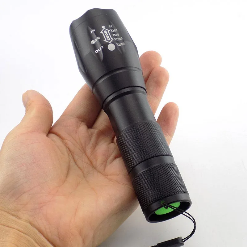 Ультрафиолетовый светодиодный фонарик высокой мощности 365 нм 395 черный свет зум