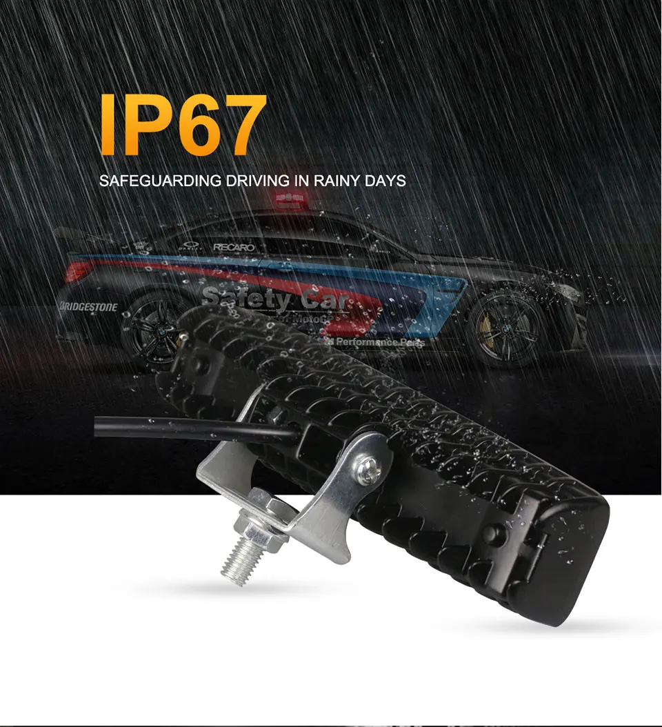 NlpearL 12-24V " светодиодный противотуманные Автомобильные фары красный синий желтый 5 стиль мигающий светодиодный свет для полиции для внедорожника грузовика трактора 4X4 ATV