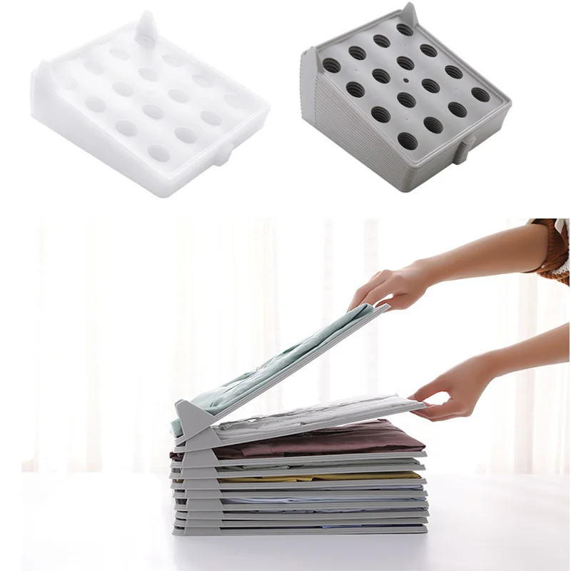 

5pc Folding Board Clothing Folder Board Clothing Storage Board Arrangement Pajamas Shirt Convenient T-Shirt Wardrobe Organizer