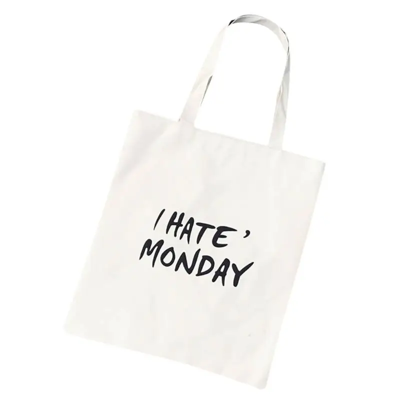 Женская сумка тоут из парусины с милым принтом через плечо для покупок