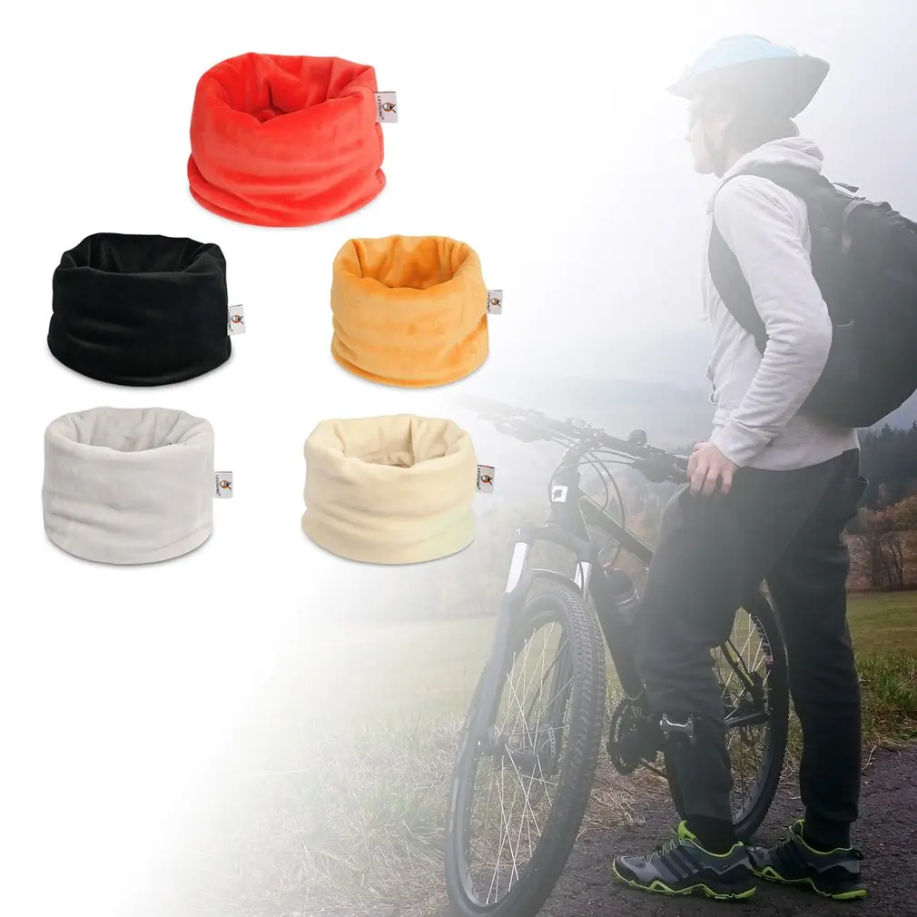 2 in 1 Unisex Winter Infinity Hat Scarf knit Neck Warmer Chunky Soft Thick Circle Loop Scarves Woman Man |