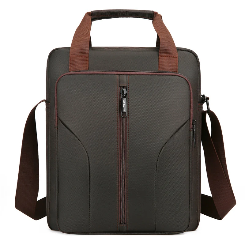 

Brand Design Men's Business Shoulder Bag Casual Travel Handbags High Quality Nylon Waterproof Crossbody Bags Male iPad Pocket