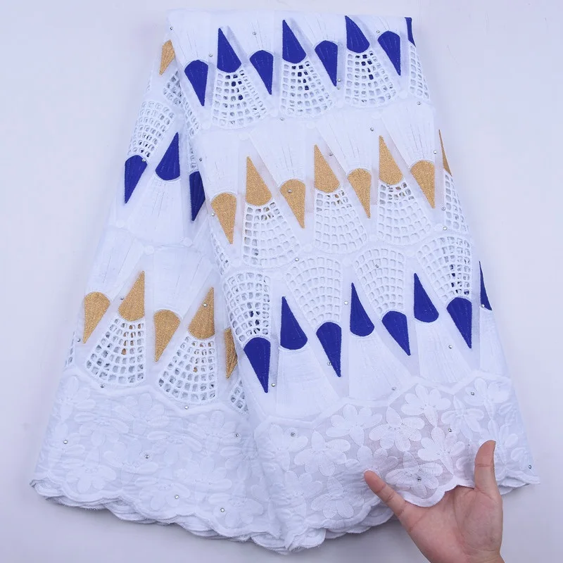 

Африканская сухая кружевная ткань, швейцарская вуаль с камнями, швейцарское хлопковое кружево 2020, Высококачественная швейцарская кружевна...