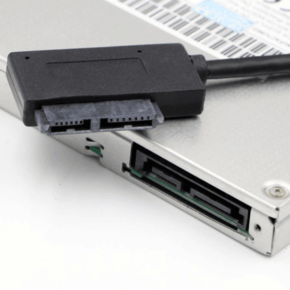 Тетрадь оптический привод линия USB 2 0 на SATA 6 + 7 13Pin адаптер кабель 7P USB2.0 Easy Drive Линия