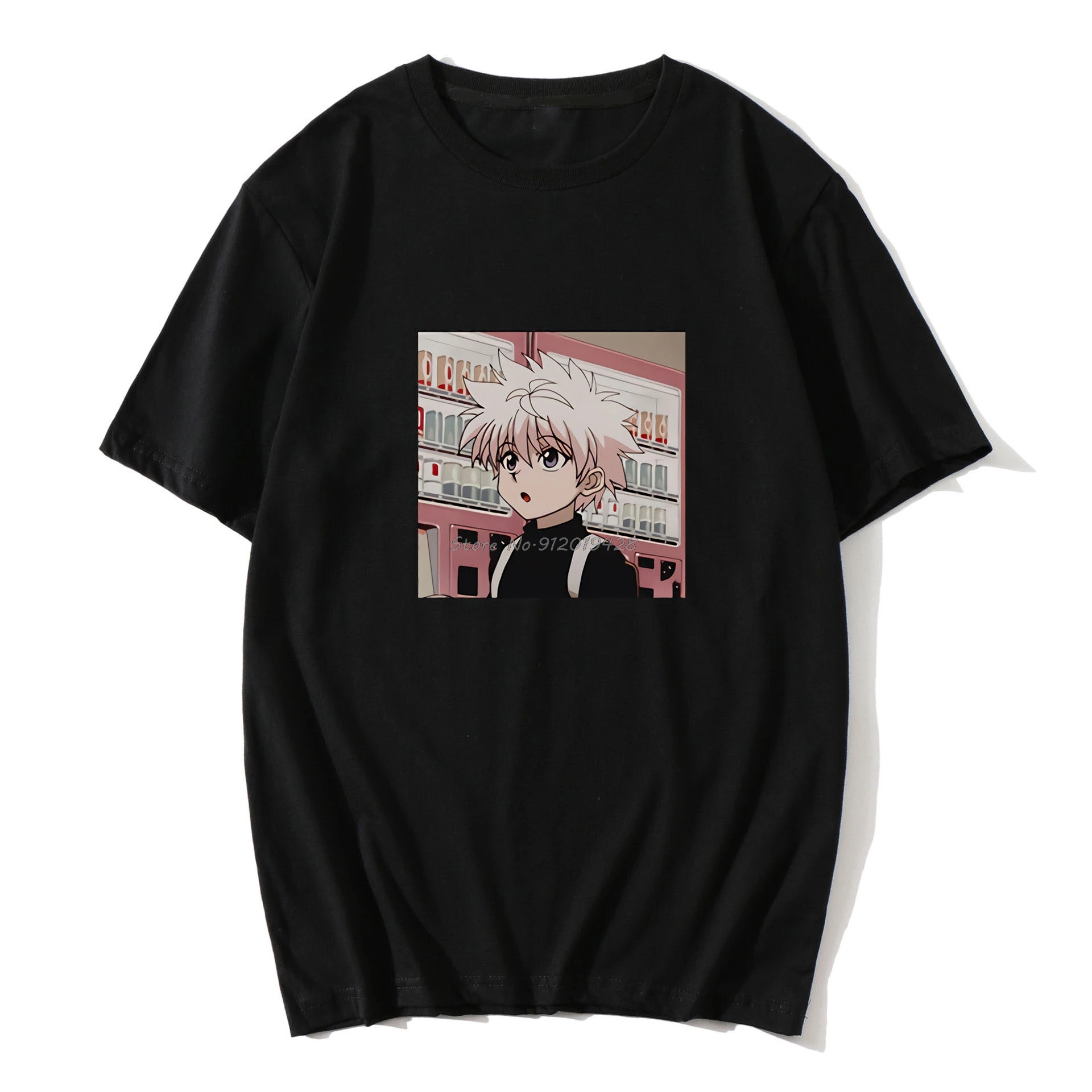 Мужская и женская дизайнерская футболка Hunter X для косплея с изображением гона