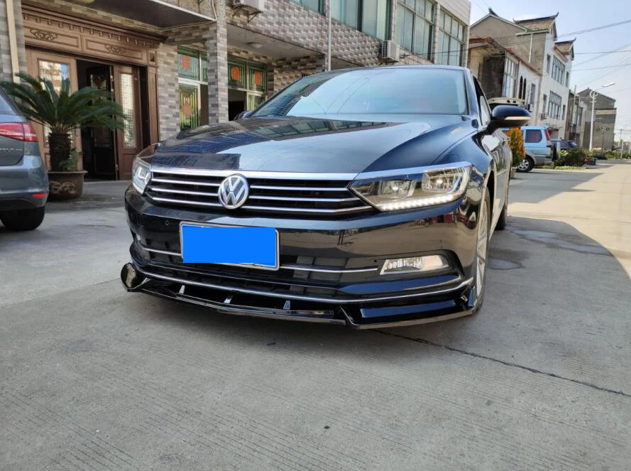 Защитный диффузор для переднего бампера Volkswagen Passat B8 комплект корпуса 2017 2018 2019
