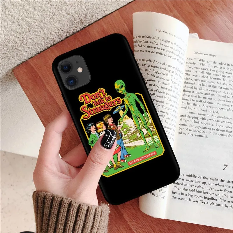 T7935 Funny Halloween Satan Vintage Let's Summon Demons Graphic Black silicone Phone Case For iPhone XR X XS 11 Pro Max 8 7 6 6S Plus - Цвет: T7935