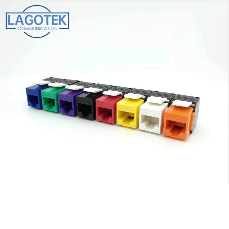 Модули Keystone jack Gigabit RJ45 CAT6 модуль без инструментов для подключения Информационная