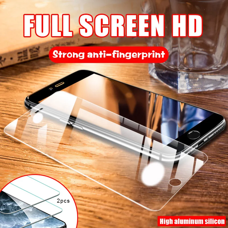 2 шт закаленное стекло экрана протектор полное покрытие пленка устойчивый к