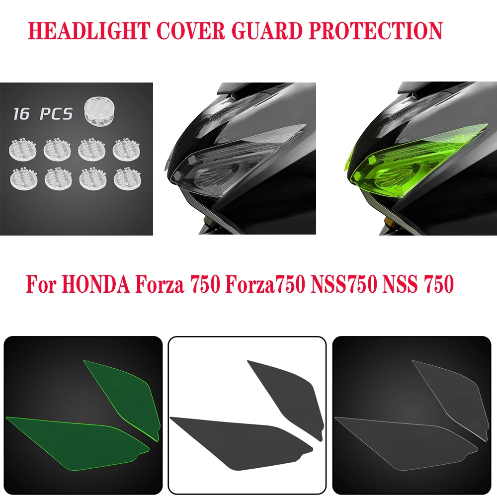 

For HONDA Forza 750 FORZA750 Forza750 2020-2023 Acrylic Headlight Guard Cover Protection Shield Screen Lens Headlamp Protector