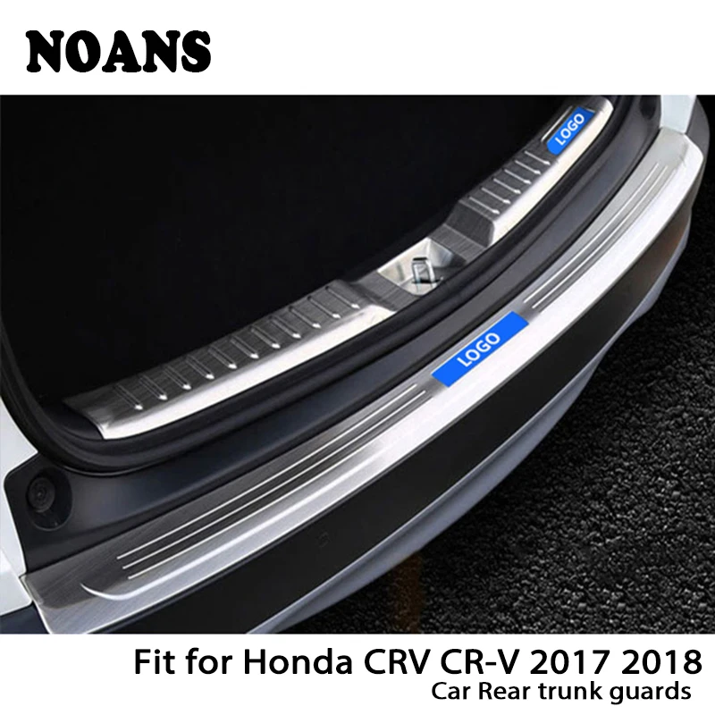 

NOANS для Honda CRV CR-V 2017 2018 Автомобильный задний бампер для багажника, аксессуары из нержавеющей стали