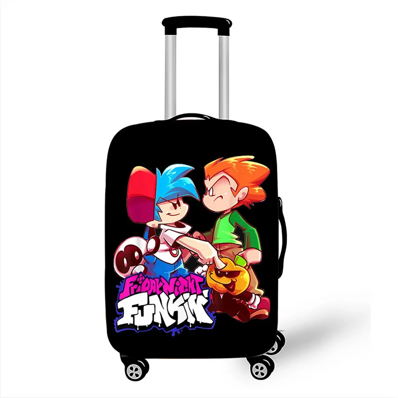 Hot Friday Night Funkin Fabric Luggage Dust Cover For 18-32 Inch Trolley Suitcase Protective Cover Elastic Travel Case Cover