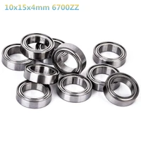 10pcs 6700zz ball bearing 10x15x4mm for rc toy car repairable parts accessories