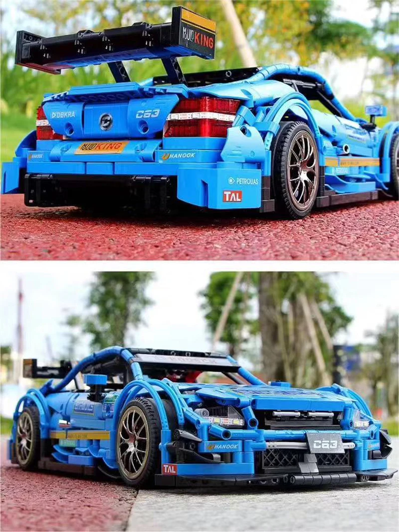 C63 Технология серии 13073 совместимый MOC-6687 6688 приложение дистанционное управление RC супер комплект гоночных автомобилей строительные блоки игрушки подарки
