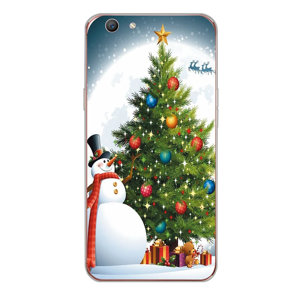 WM05663 Ciciber чехол для телефона чехол для OPPO A83 A59 A57 A39 A37 A5 A7 AX7 A3S F1S F11 F5 Молодежный мягкий силиконовый рождественская ёлка - Цвет: WM05663