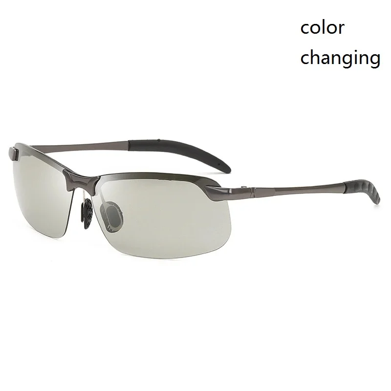 Темные очки для вождения мужские солнцезащитные поляризационные легкие