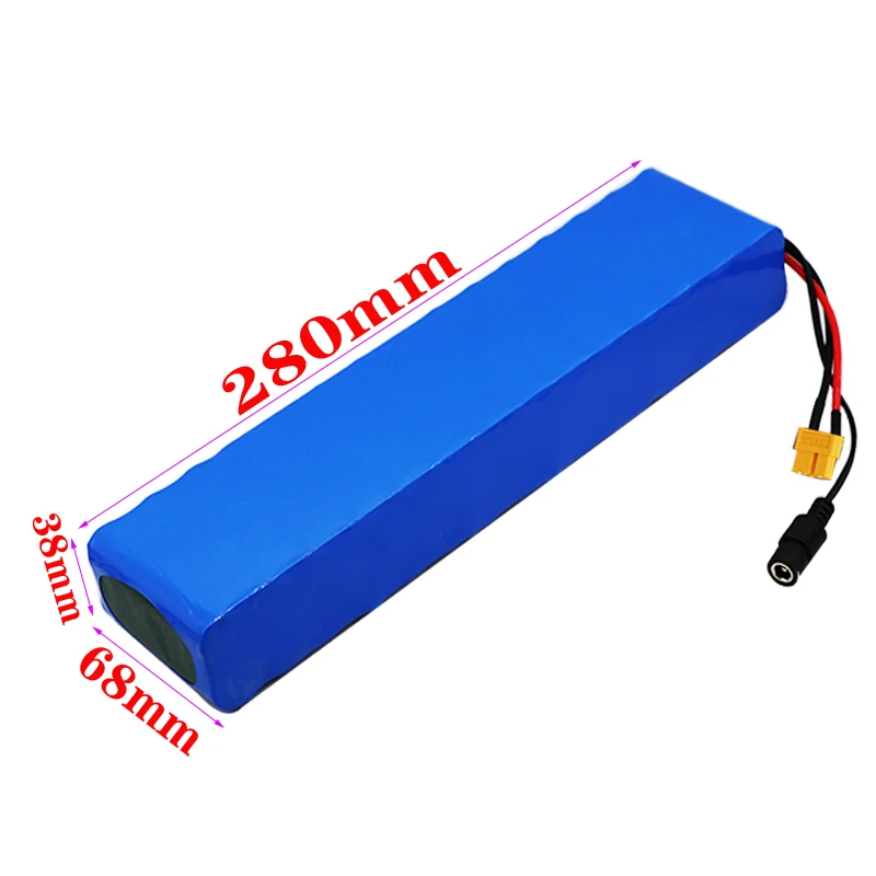 Электрический велосипедный аккумулятор MLLSE 36V 10ah, пакет из 18650 элементов 10S3P 500W высокой мощности и емкости для мотоцикла-скутера с BMS XT60.