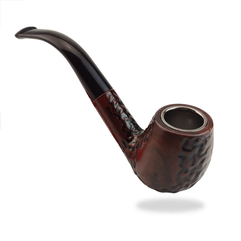 

American style pipe smoking portable durable bakelite pipes washable filter smoking props affordable version,with base and tool