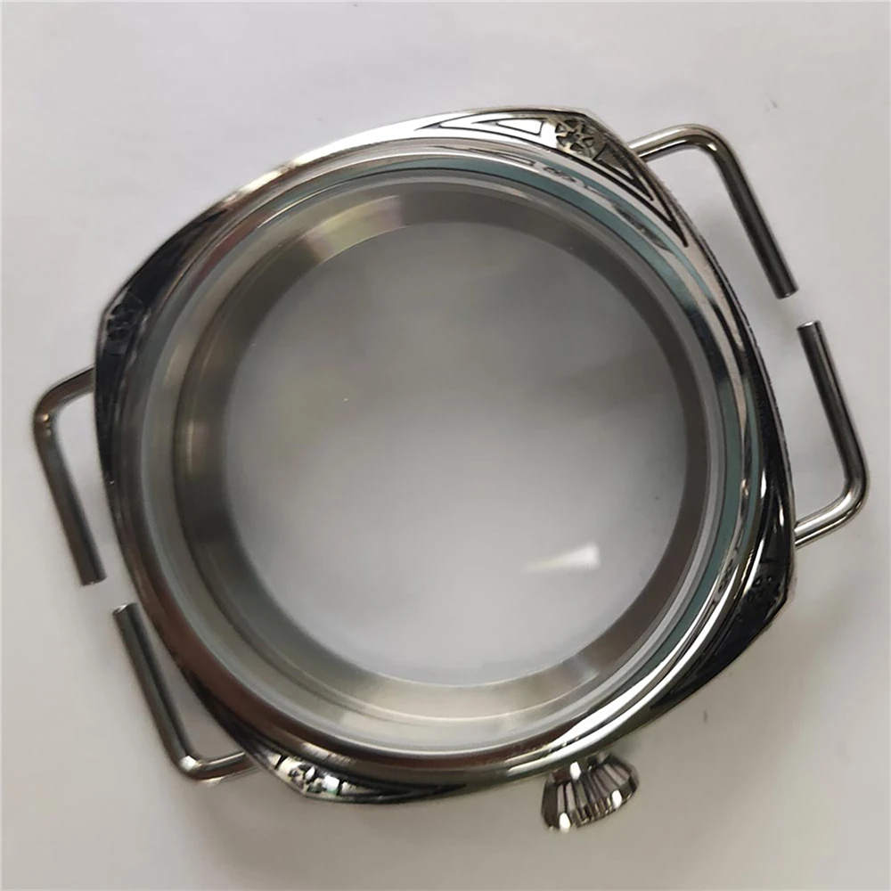 

316L Stainless Steel Electro-Plated Case New 45mm Upper String Case for ETA 6497/6498 Movement