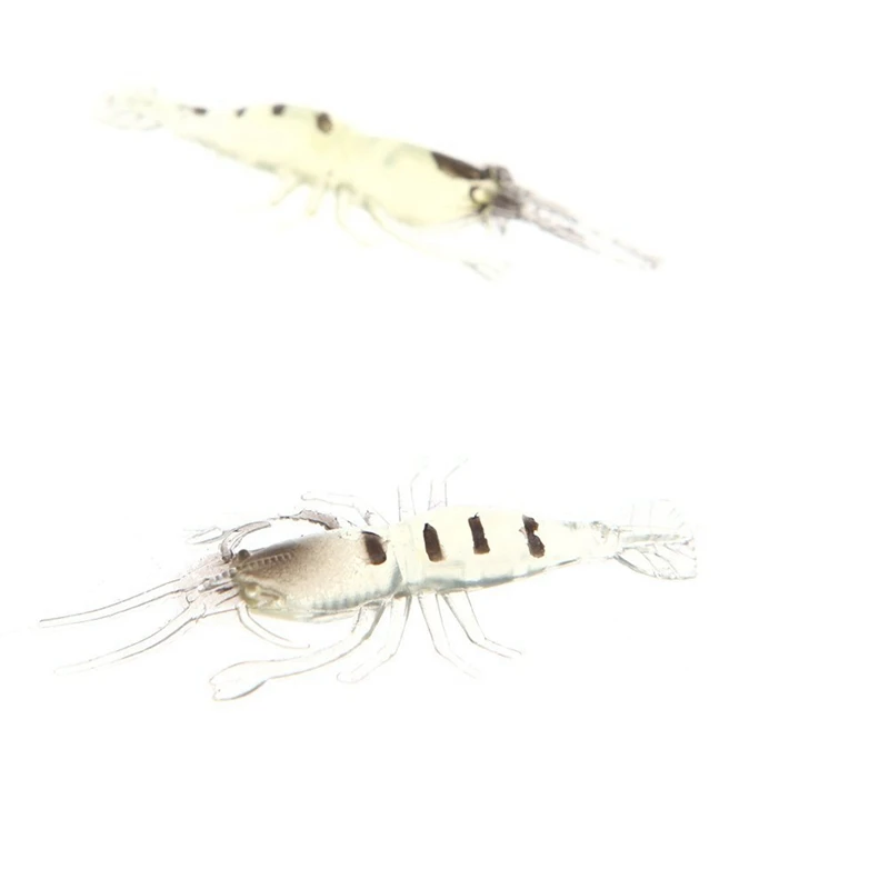 

10 Pcs Fishing Bionic Shrimp Soft Bait & 50 Pcs Soft Fishing Shrimp Lures