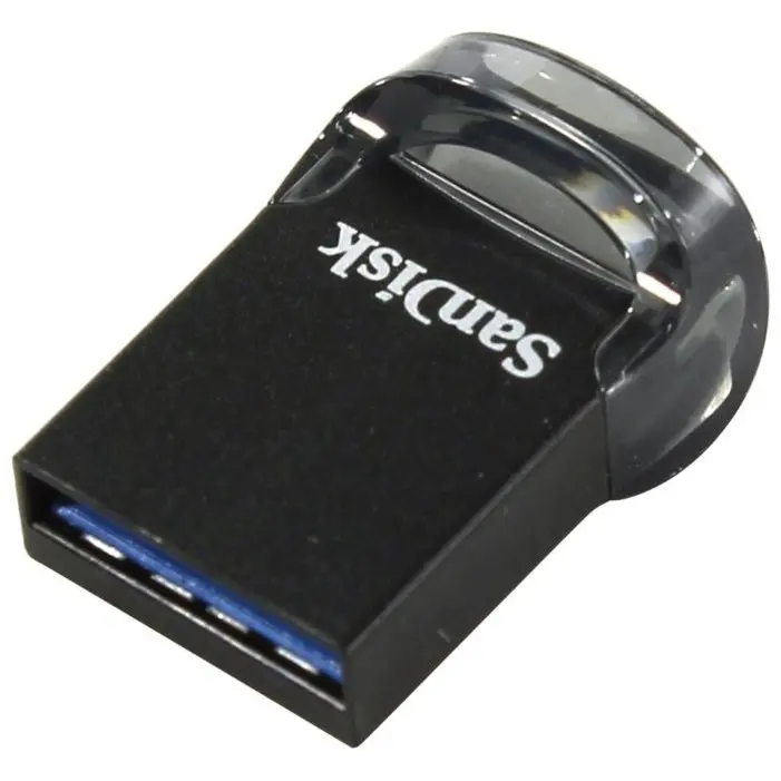 USB накопитель Sandisk ULTRA FIT 3.1 16Gb черный | Компьютеры и офис
