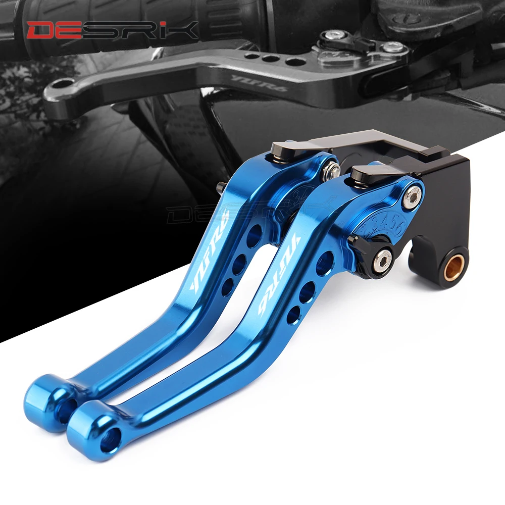 Логотип YZF R6 аксессуары для мотоциклов Короткие Рычаги тормозной муфты YAMAHA YZFR6 1999