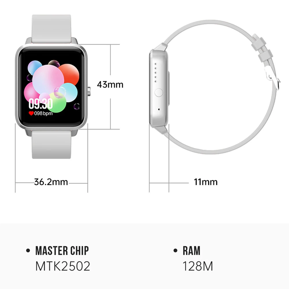 

Bluetooth Call Smart Watch Men 1.65 Inch Touch Screen Waterproof Smartwatch Women Blood Pressure Monitor Sleep Tracker Clock