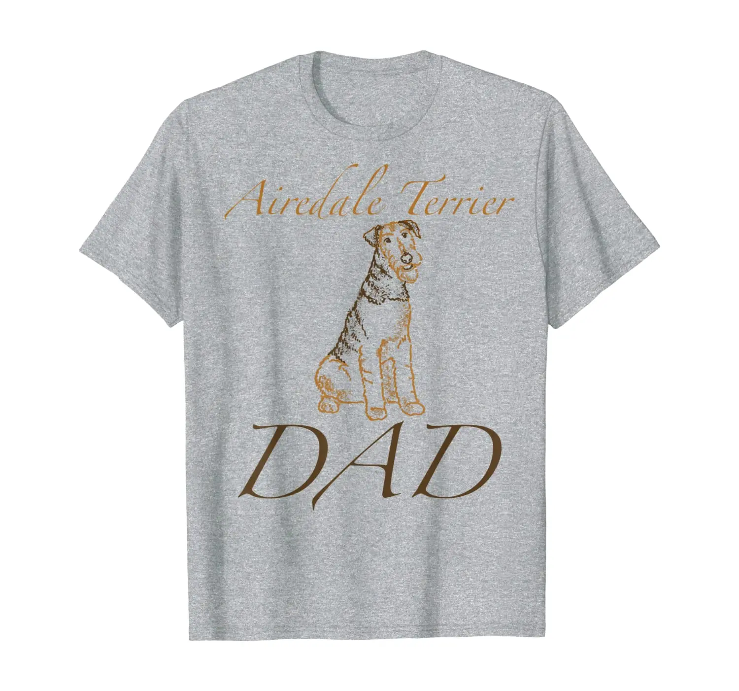 

Mens Airedale Terrier Dad Tee T Shirt Tshirt T-Shirt
