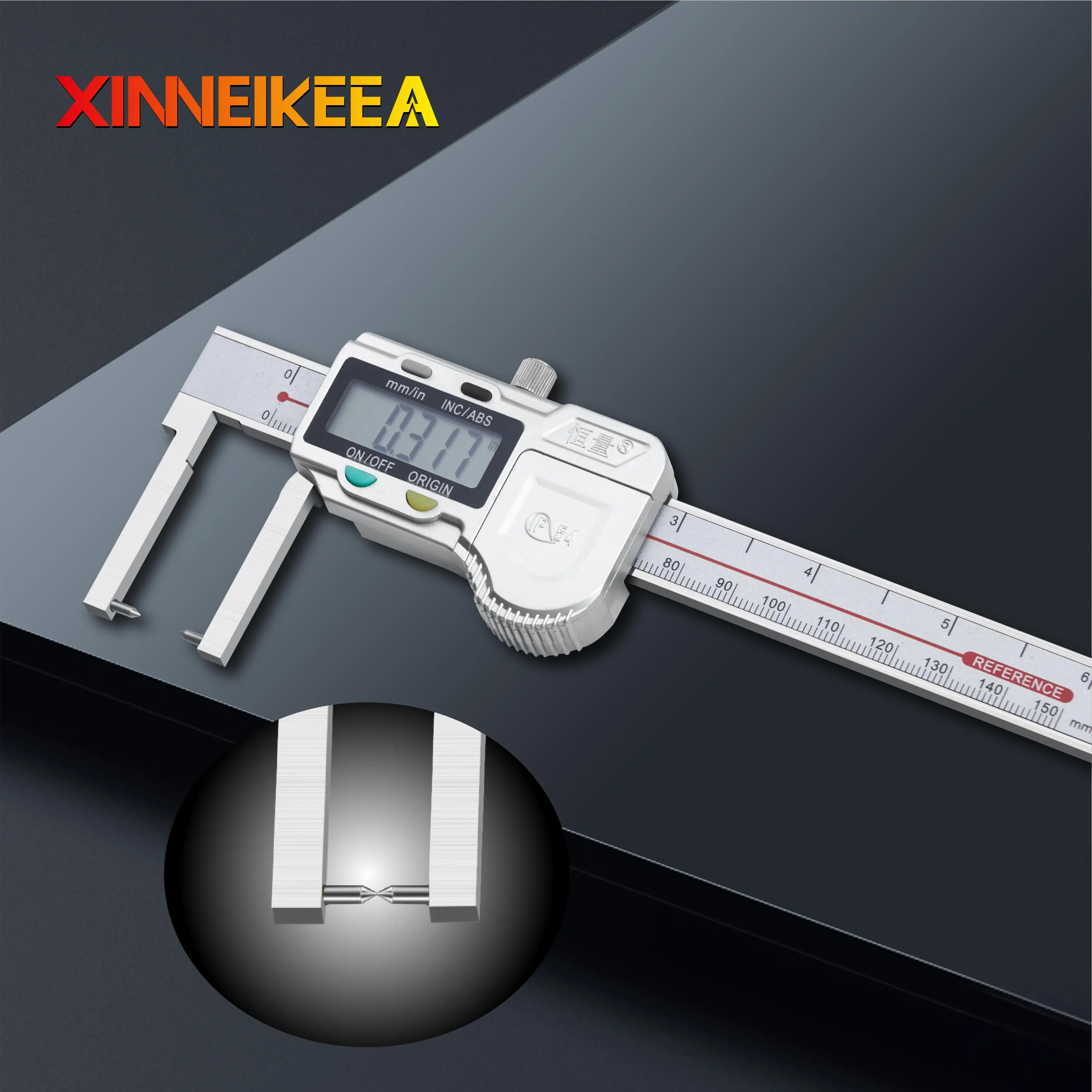 Цифровой штангенциркуль измерительные приборы внешняя канавка цифровой