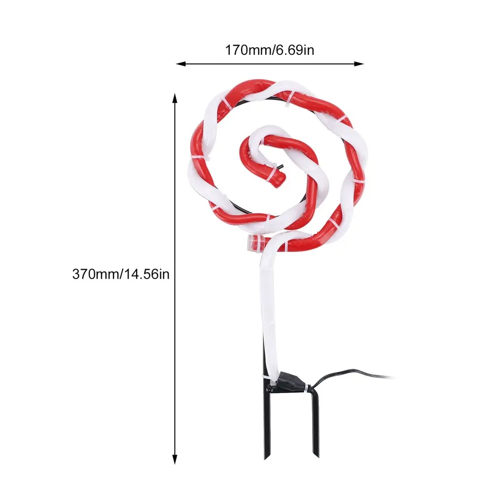 

ICOCO Neon Sign Light Lollipop Shape Design Night Lamp Wall Light Coffee Bar Mural Crafts Neon Sign Room Home Decorations Sale