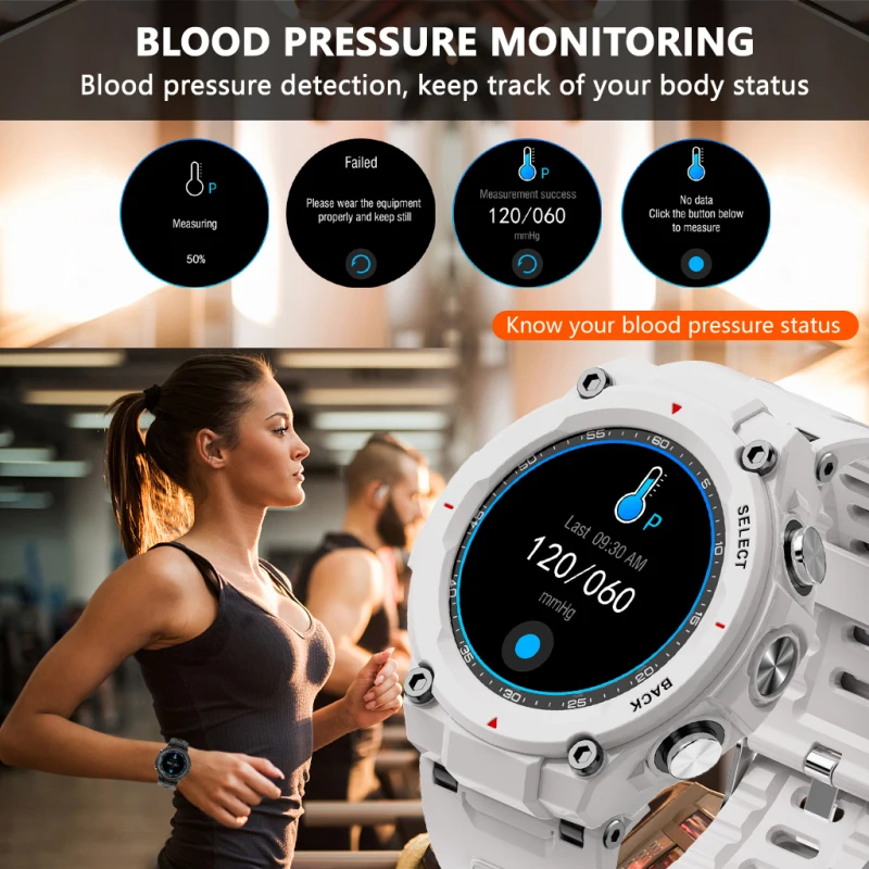 

IP68 Waterproof 600 mah Heart Rate Monitor Smartwatch Q998K Smart Watch Men Sports Clock for IOS Android phone