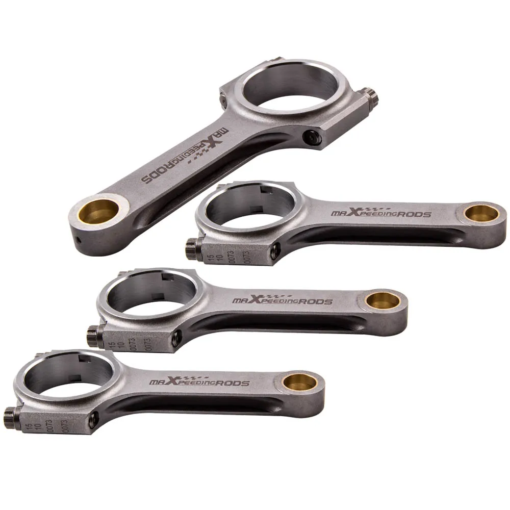 

4PCS H-beam 4340 133.1mm Connecting Rods For Rover Coupe 1.8 16v 1996-1999 ARP 2000 Bolts 600-800HP Screws Piston Pin