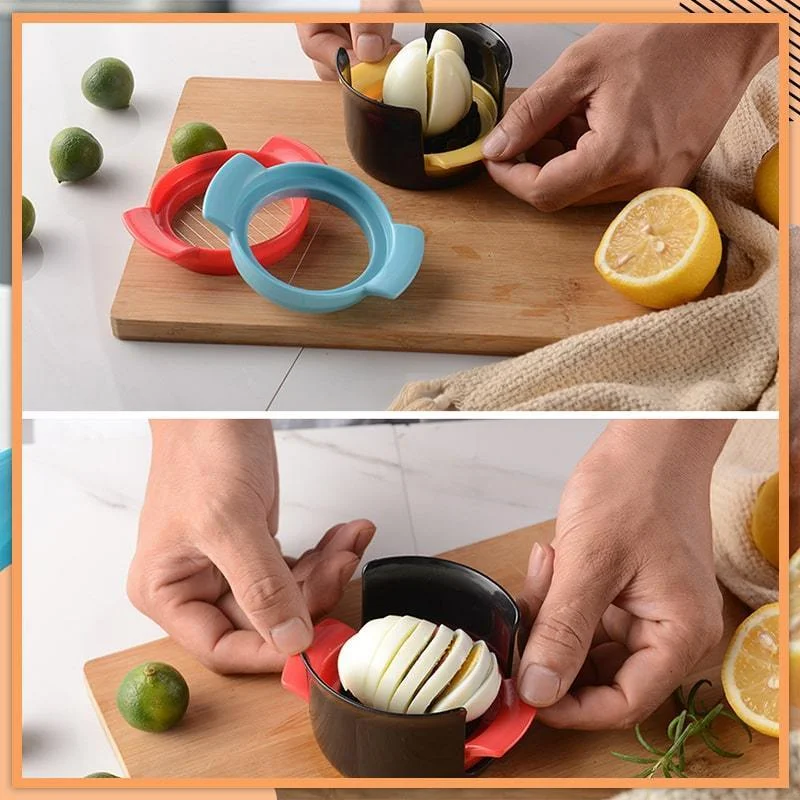 

Multifunction Egg Slicers Section Cutter Divider Plastic Egg Splitter Cut Egg Device Creative Kitchen Egg Tools