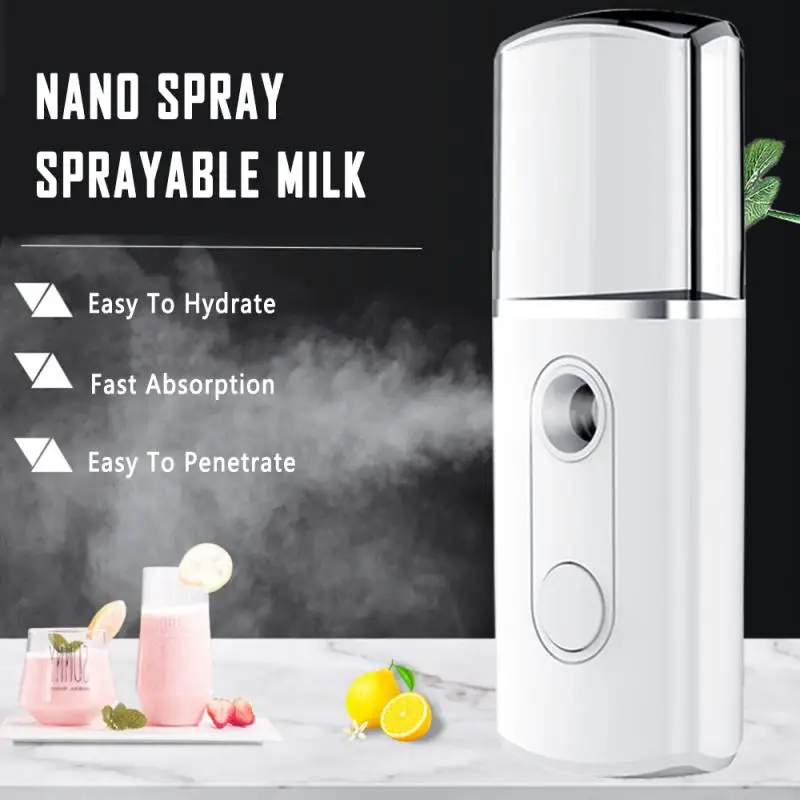 Уход за кожей лица пароход Портативный Nano уход туман распылитель увлажнитель