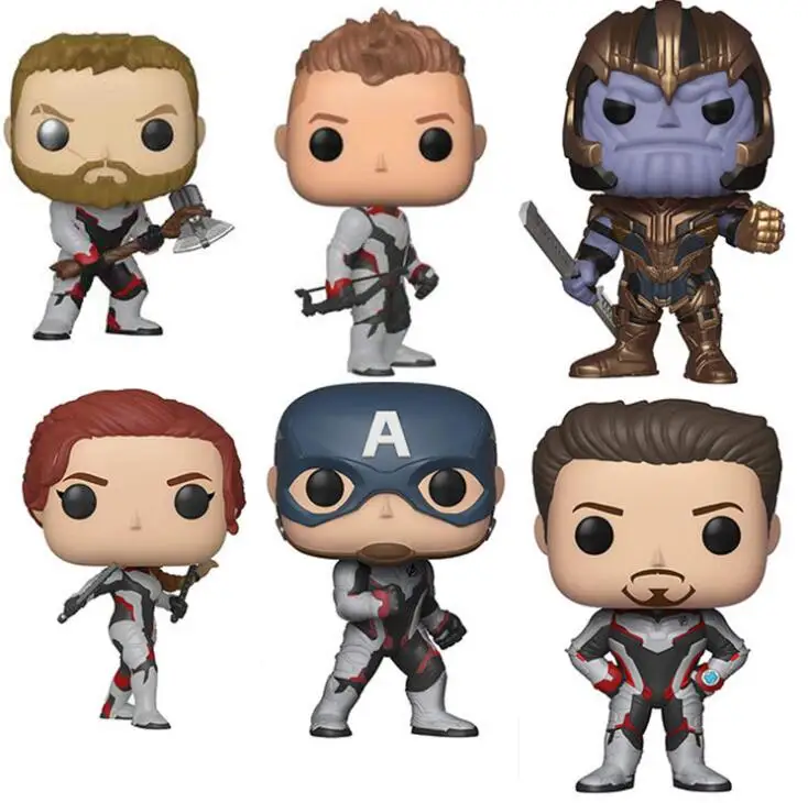 Оригинальная кукла FUNKO POP Marvel мстители 4 халк черная вдова рэй 2020 фигурки героев