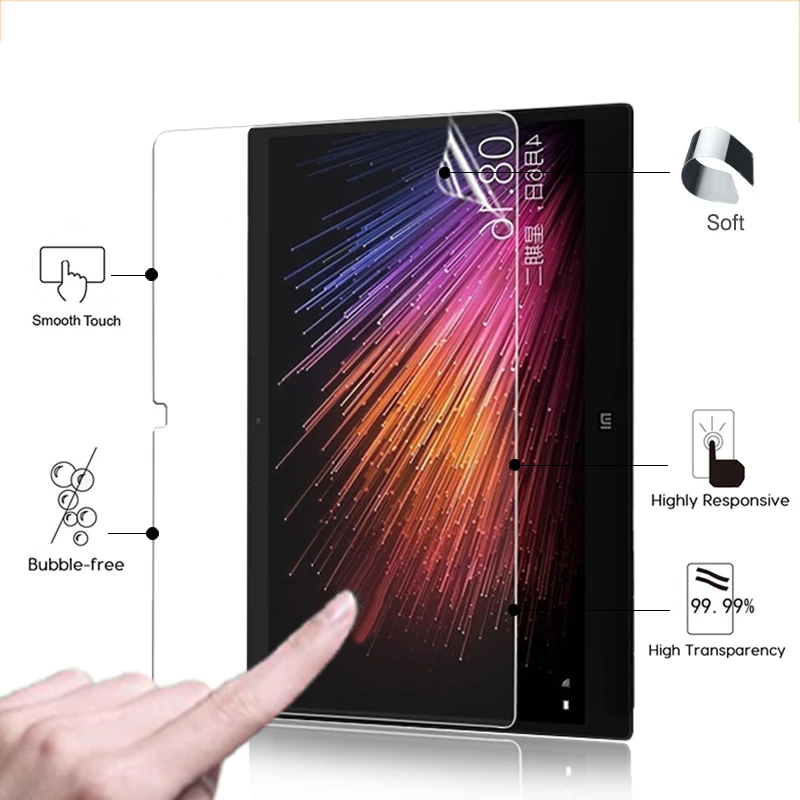 

High Clear Glossy screen protector film For Xiaomi Mi Notebook Air 13.3" tablet front HD lcd screen protection films