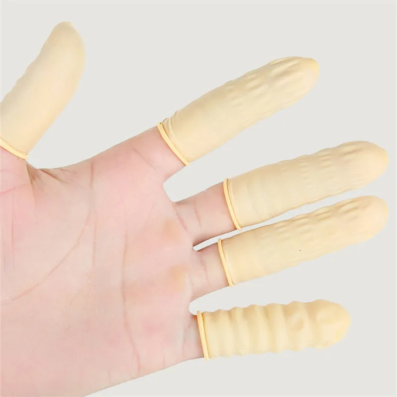 100 шт. силиконовых крышек для пальцев противоскользящая Защитная крышка