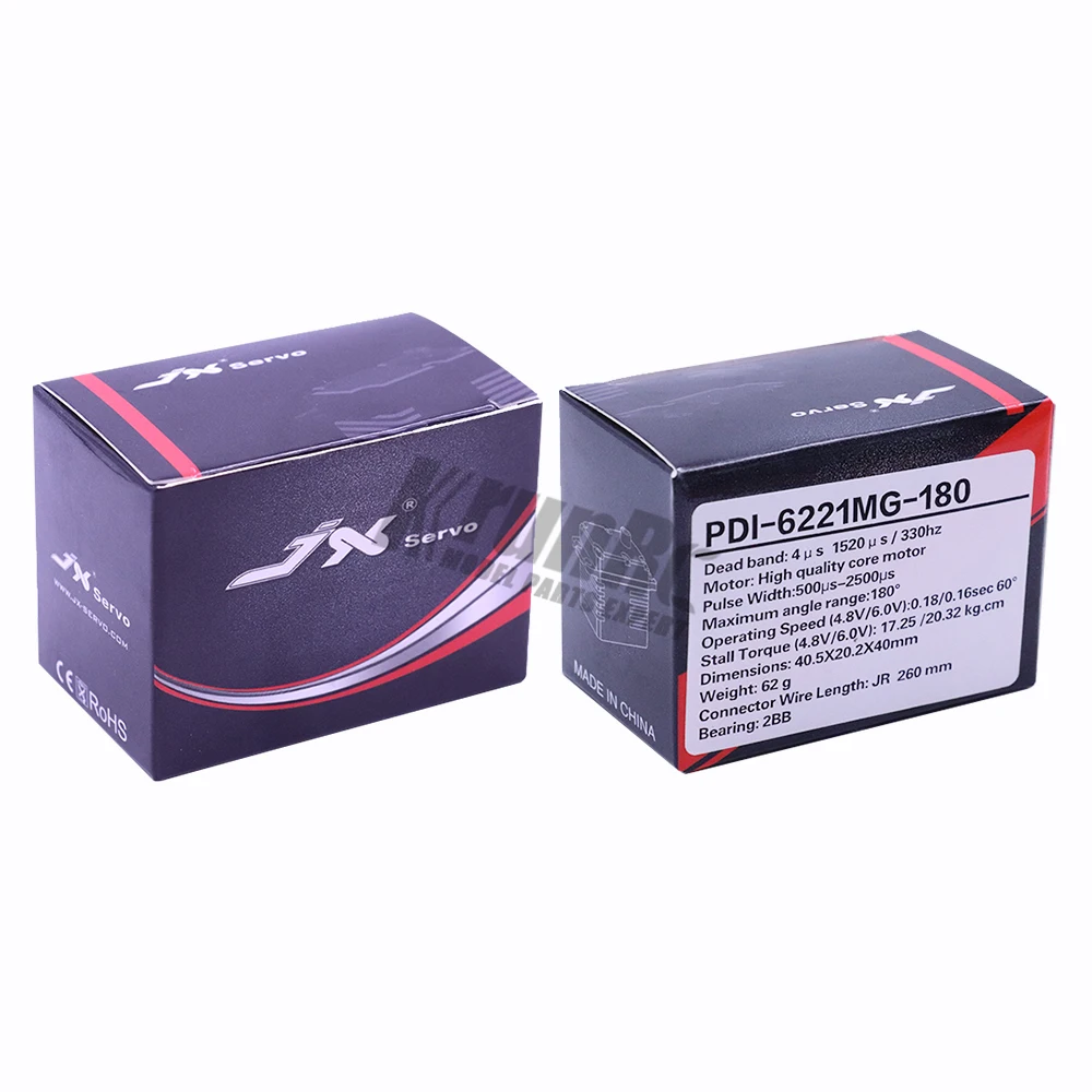 Цифровой бескорпусный металлический сервопривод JX PDI-6221MG 20 кг 1/2/4 шт. | Игрушки и