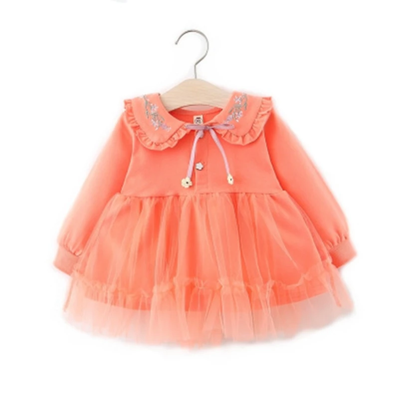 Платье принцессы для девочек коллекция 2020 года сезон весна Сетчатое платье в