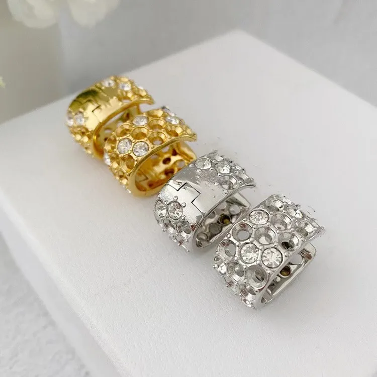 

Модные полые соты, алмаз, Кристальные серьги, модный темперамент