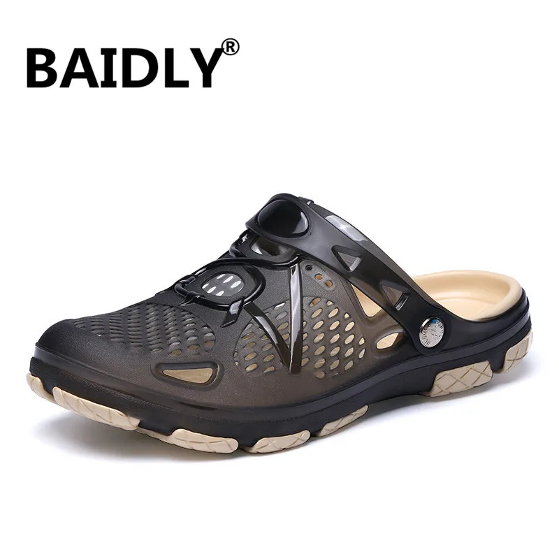 Сандалии мужские для пляжа дышащие шлепанцы воды летняя обувь садоводства