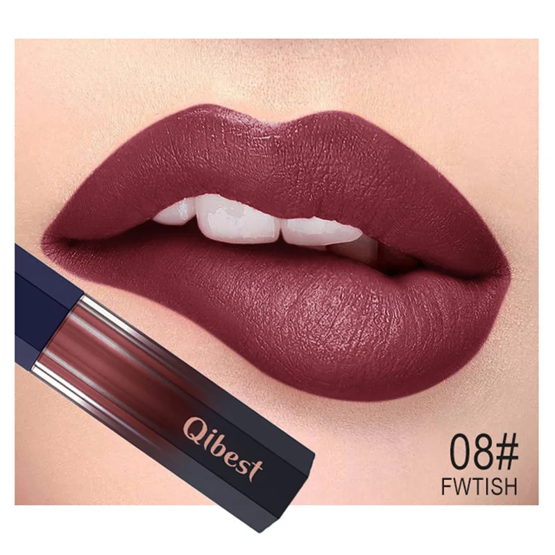 2019 Hot Liquid Lipstick Lip Glaze Matte Long Lasting Non-stick Cup Cosmetic for Women High Quality New Fashion t6 |