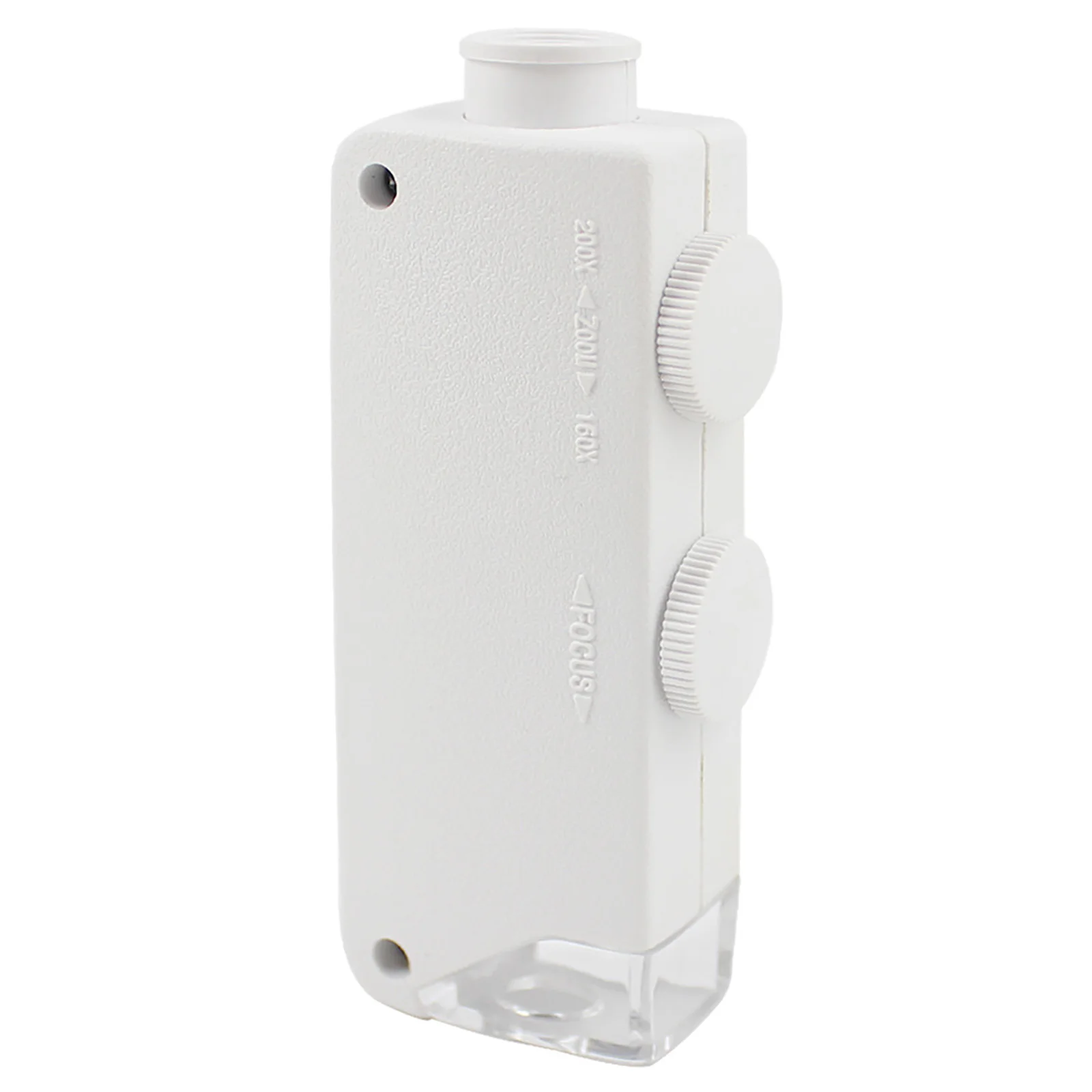 

160X-200X Zoom Cellphone Magnifier Mini Pocket Portable LED Clip Microscope Jewelry Magnifier Loupe