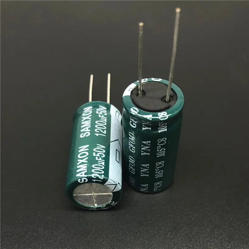 

2Pcs/10Pcs 1200uF 50V SAMXON GF Series 16x30mm Low Impedance Long Life 50V1200uF Aluminum Electrolytic capacitor