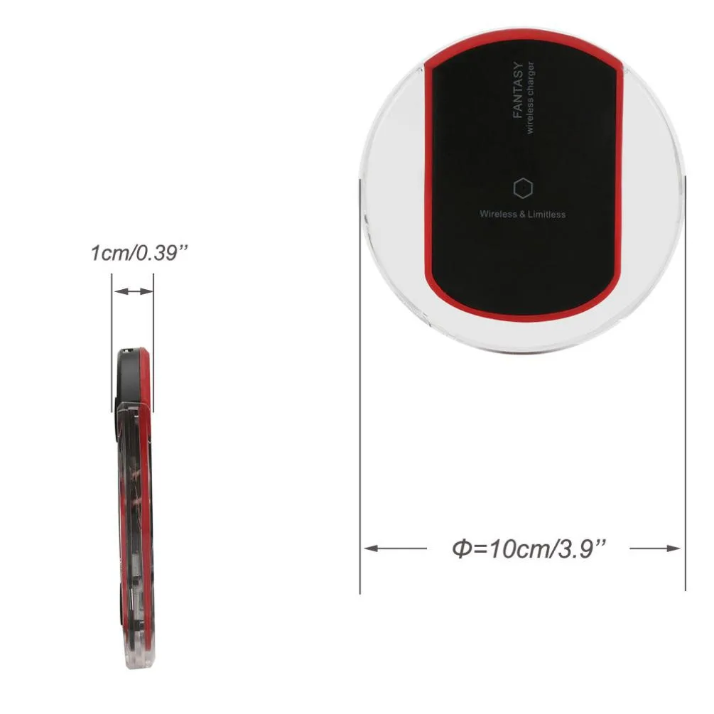 С украшением в виде кристаллов для рабочего стола Беспроводное зарядное