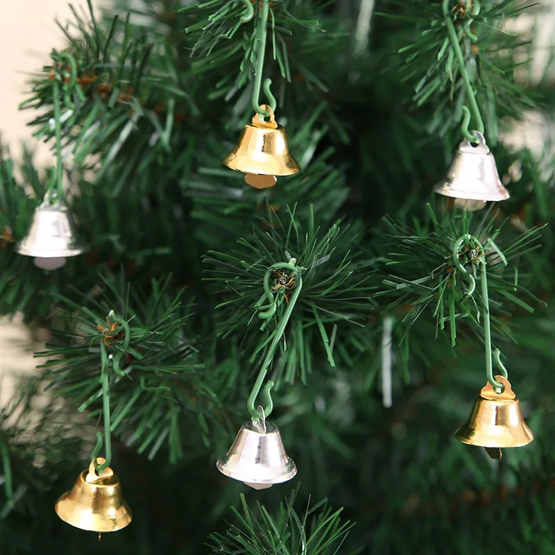 

100pcs Gold Silver Christmas Gingle Bell For Party Wedding Home Xmas Tree Decoration Jewelry Finding DIY Bells Crafts